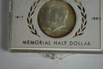 JOHN F. KENNEDY MEMORIAL HALF DOLLAR 1964