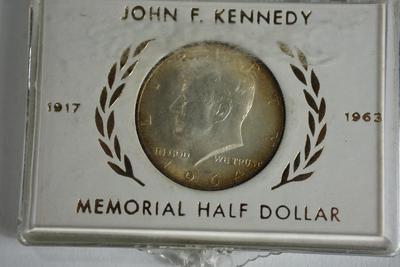 JOHN F. KENNEDY MEMORIAL HALF DOLLAR 1964