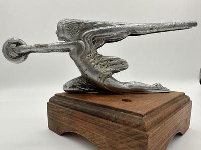 Vintage 1939-1940 Packard Super 8 Goddess of Speed Hood Ornament