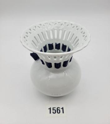 Vintage Lace Top Vase