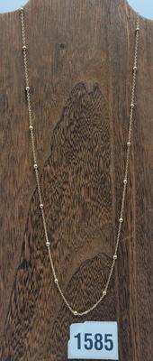 Gold Tone Beaded Necklace