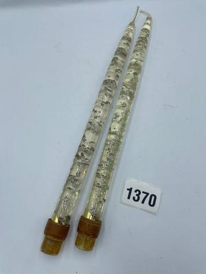 Lucite candles