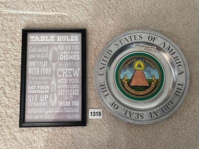 Plate and table rules