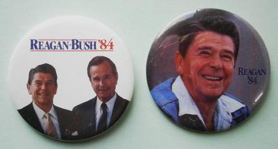 Bush '84 Pinback Buttons