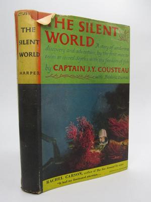 The Silent World by Captain Jacques Cousteau Illustrated with Photographs Nature Sea Life Ocean Expedition Book
