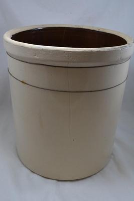 Antique 5 Gallon Robinson Ransbottom Blue Crown Crock 16x12