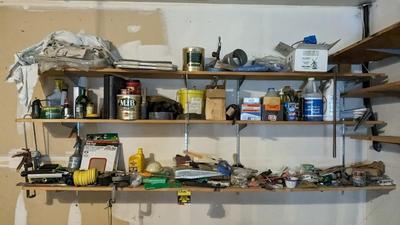 Contents of East Garage Wall