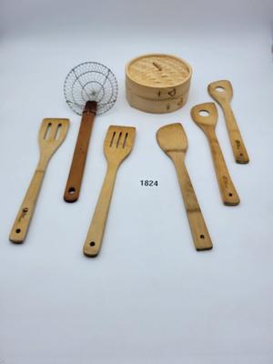 Bamboo Utensil Lot