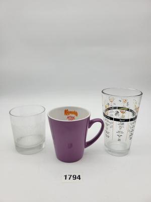 Assorted Alcohol Themed Glassware