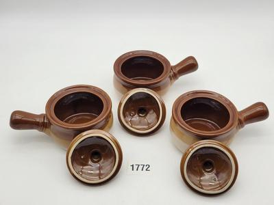 3 Pc Stoneware Bowls