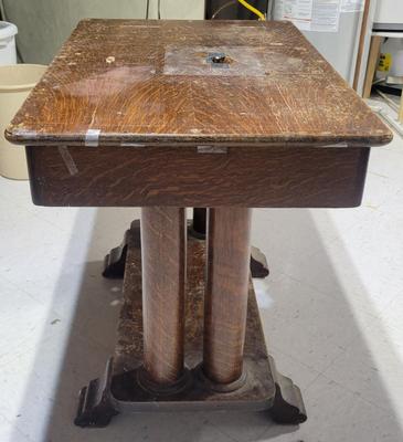 Antique Tiger Oak Table
