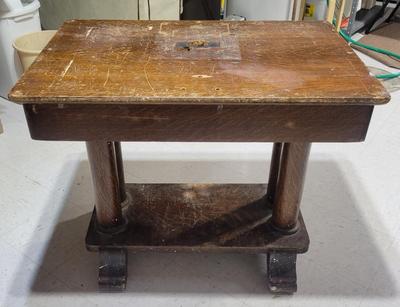Antique Tiger Oak Table