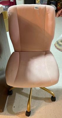 Pink office chair