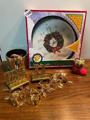 Christmas clock