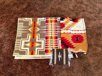 PENDLETON WOOL BLANKET BEAVER STATE