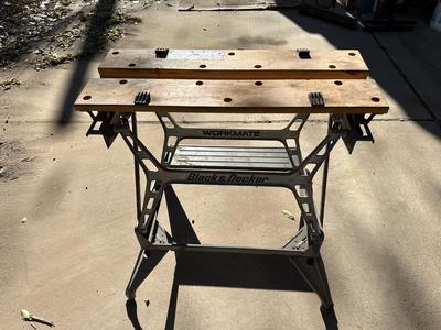 BLACK & DECKER DELUXE DUAL HEIGHT WORKMATE, ROLLER STAND AND OLD LEVEL ...
