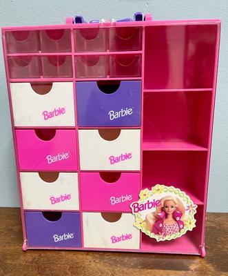 Vintage 1993 Mattel Barbie Organizer Storage Case