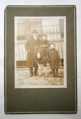 Photograph of Children with Pony