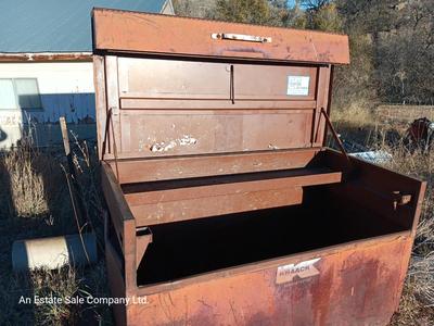 Large steel Knaack Jobmaster Jobsite box
