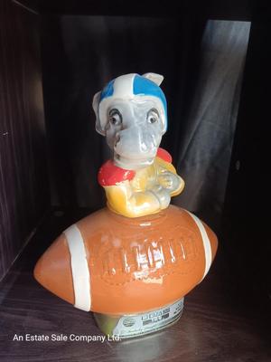 Jim Beam 1972 Jim Beam Democratic election Football Decanter