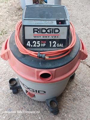 Rigid 12-gallon wet dry Vac