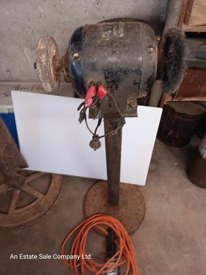 Master Motor Grinder on Hand built stand