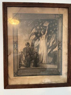 WW1 Framed Print (see description)