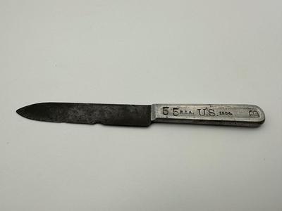 US ARMY MESS KNIFE RIA 1904 M1902 ROCK ISLAND ARSENAL
