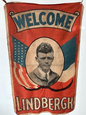 Welcome Lindbergh Flag