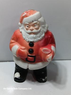 Vintage Royal Electric Celluloid Santa Light * 7 inch Santa * Vintage Christmas * Mid Century