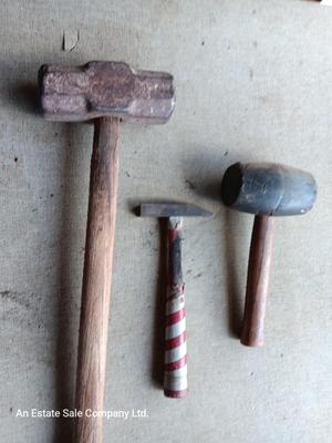 Three hammers