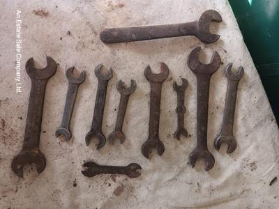 Old rustic unique wrenches