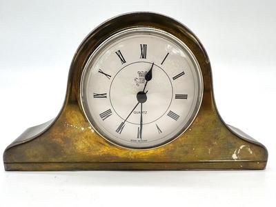 Vintage International Silver Co. Desk Analog, Quartz Clock