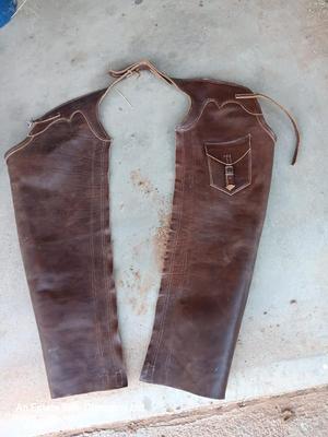 Leather Western Chaps