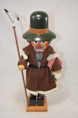 Vintage German Steinbach "Shepard Holding Sheep" Nutcracker