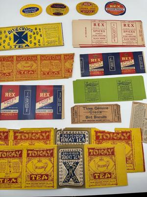 Collection of New Orleans Vintage Paper Labels