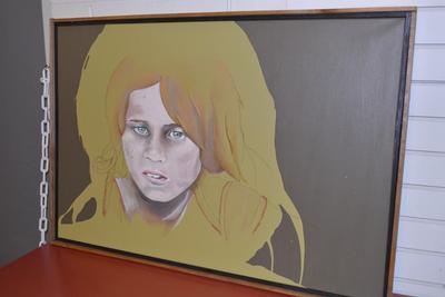 Original Art from Photograph Acrylic & Ink on Canvas 37.5"X27.5"