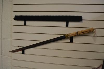Katana Style Long Sword with Scabbard, Pakistan 36.5"