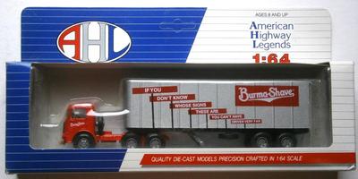 AHL "Burma-Shave" Advertising Diecast Truck