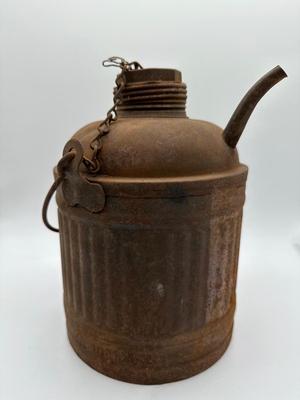 Antique Metal Oil Can