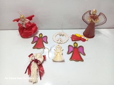 Vintage Angel themed ornaments