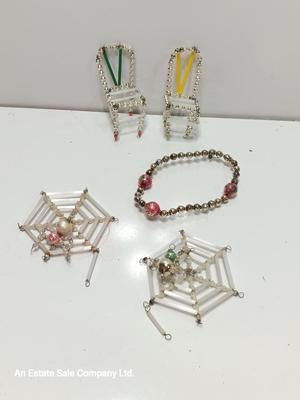 Antique Mercury glass ornaments