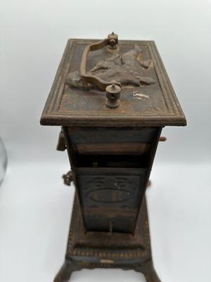 French Cast Iron Mechanical Rotisserie from 19th Century