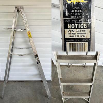 CAPRUM 6 Foot Aluminum Ladder