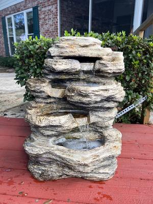 Outdoor Rock Water Fountain