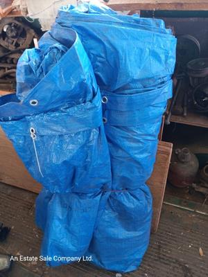 25x40 Blue Tarp with metal grommets