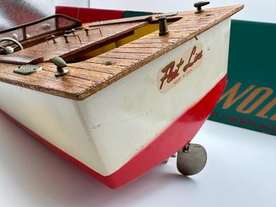 Vintage Sea Wolf Electric Toy Boat