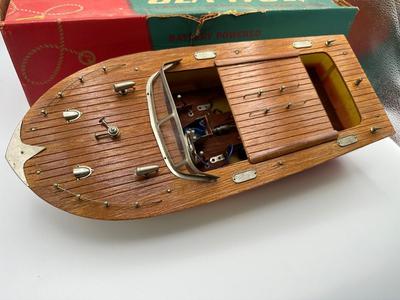 Vintage Sea Wolf Electric Toy Boat