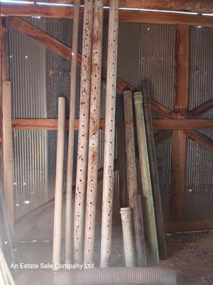 Assortment of PVC Piping - mostly sewage drainage pipe