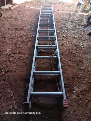 24-foot Montgomery Ward extension ladder
